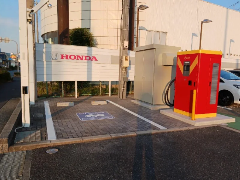 EV急速充電スタンド設置実績 Honda Cars拠点